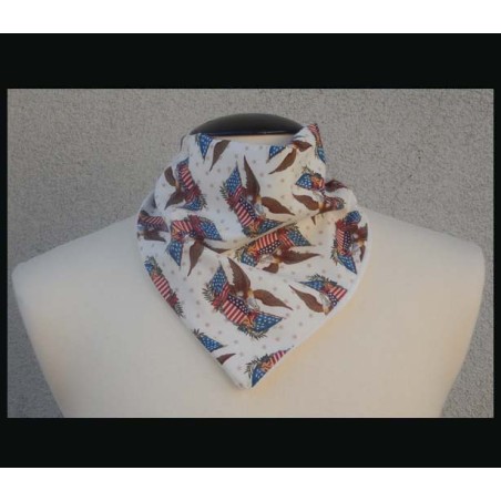 Rogey Petite Scarf_Eagles w/Dye-free bamboo terry