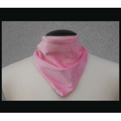 Rogey Petite Scarf_Peace Signsw/Pink bamboo velour