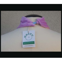 Rogey Petite Scarf_Pink Peace Love w/Lilac bamboo velour