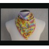 Rogey Petite Scarf (Larger)_Butterflies w/Lilac bamboo velour